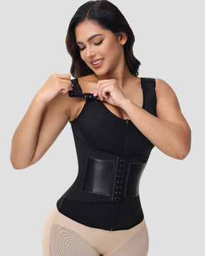 Formivelle Fajas Colombianas Double Compression Waist Trainer Vest
