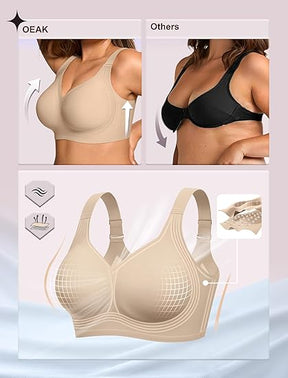 Formivelle Jelly Bra Plus Size Supportive Seamless Bras