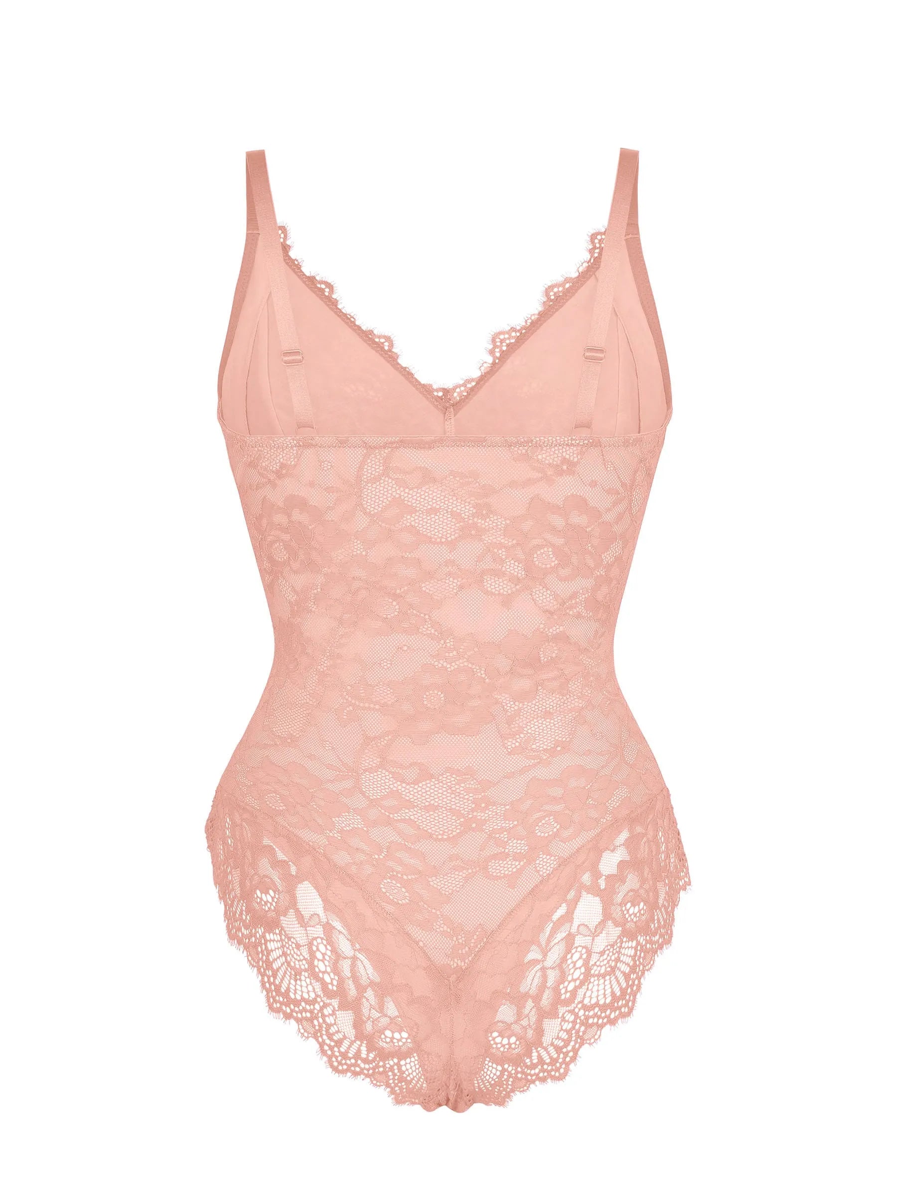 Formivelle Lace V Neck Full Bodysuit