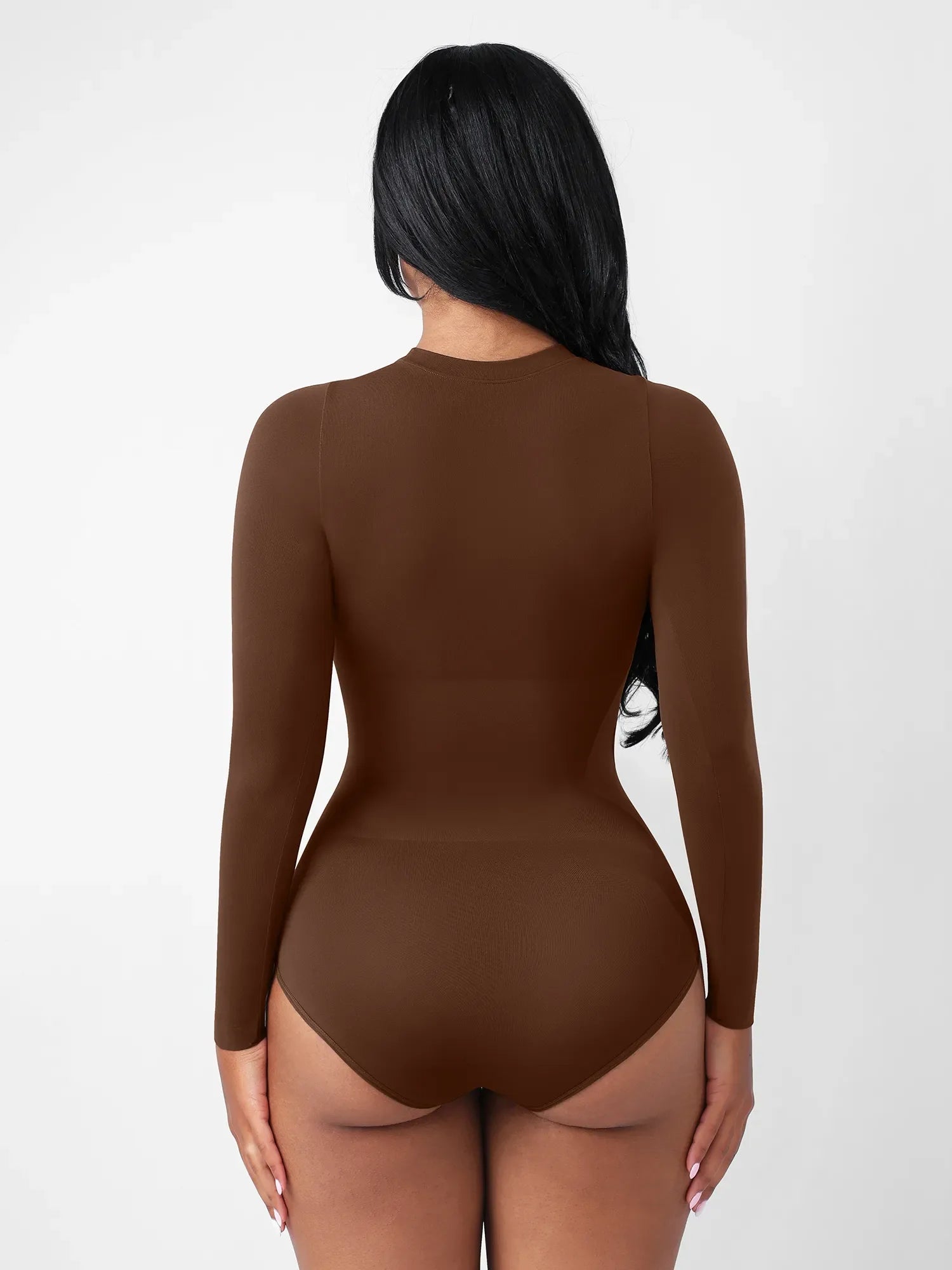 Formivelle Long Sleeves Seamless Ultra-Soft Crew Neck Bodysuit