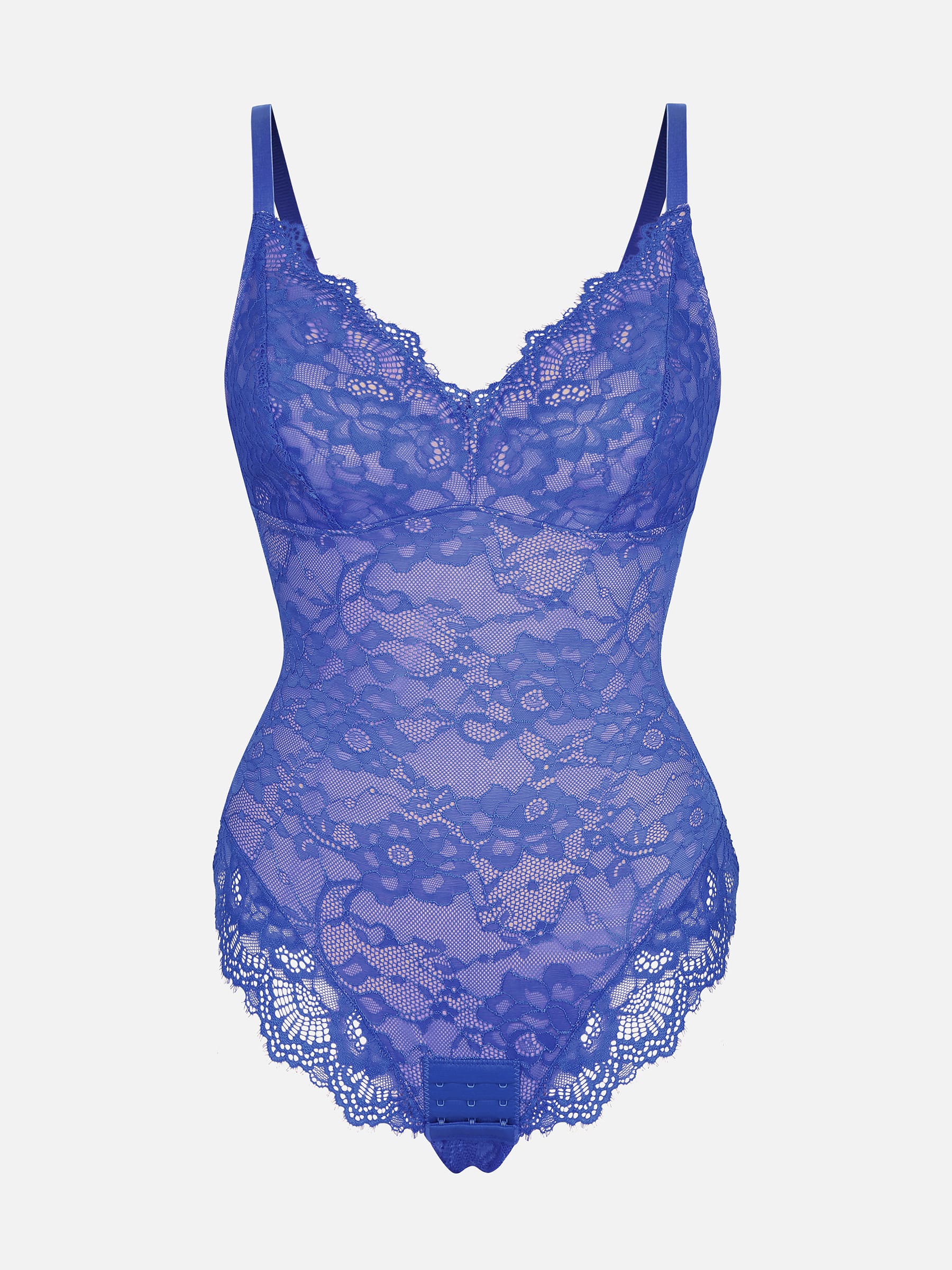 Formivelle Lace V Neck Full Bodysuit