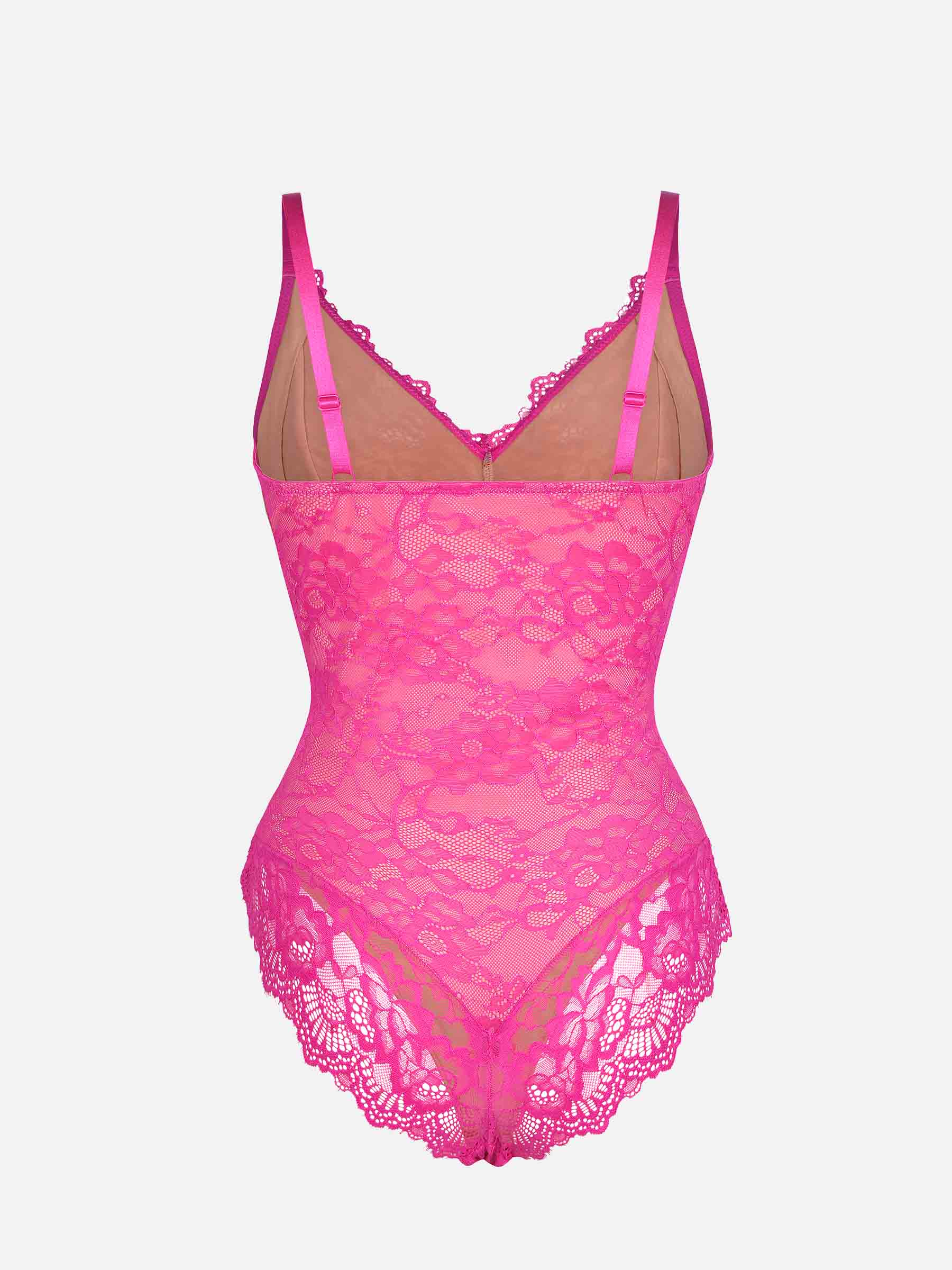 Formivelle Lace V Neck Full Bodysuit
