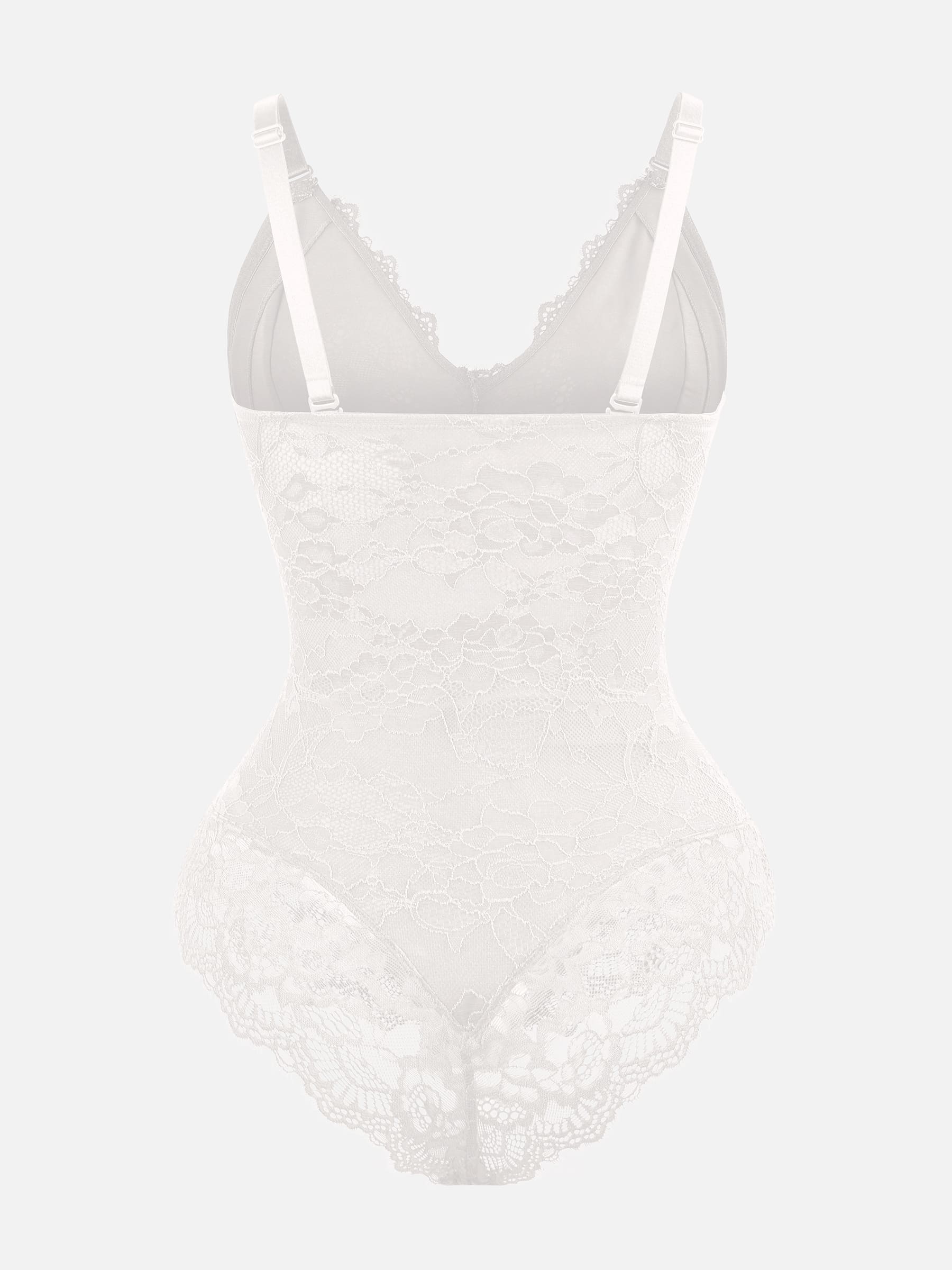 Formivelle Lace V Neck Full Bodysuit