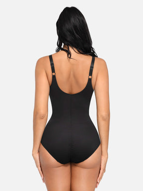 Formivelle V Neck Tummy Control Shaping Bodysuit