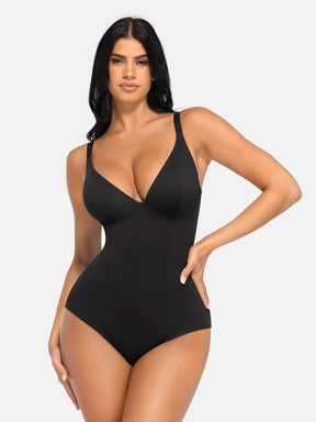 Formivelle V Neck Tummy Control Shaping Bodysuit