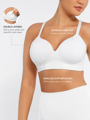 Formivelle Wireless Push-Up Seamless Comfort Full Coverage Bra