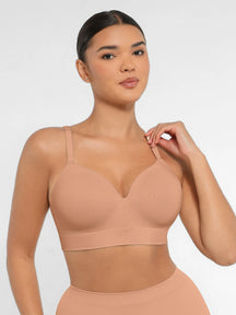 Formivelle Wireless Push-Up Seamless Comfort Full Coverage Bra