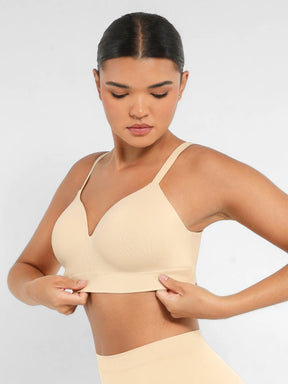 Formivelle Wireless Push-Up Seamless Comfort Full Coverage Bra