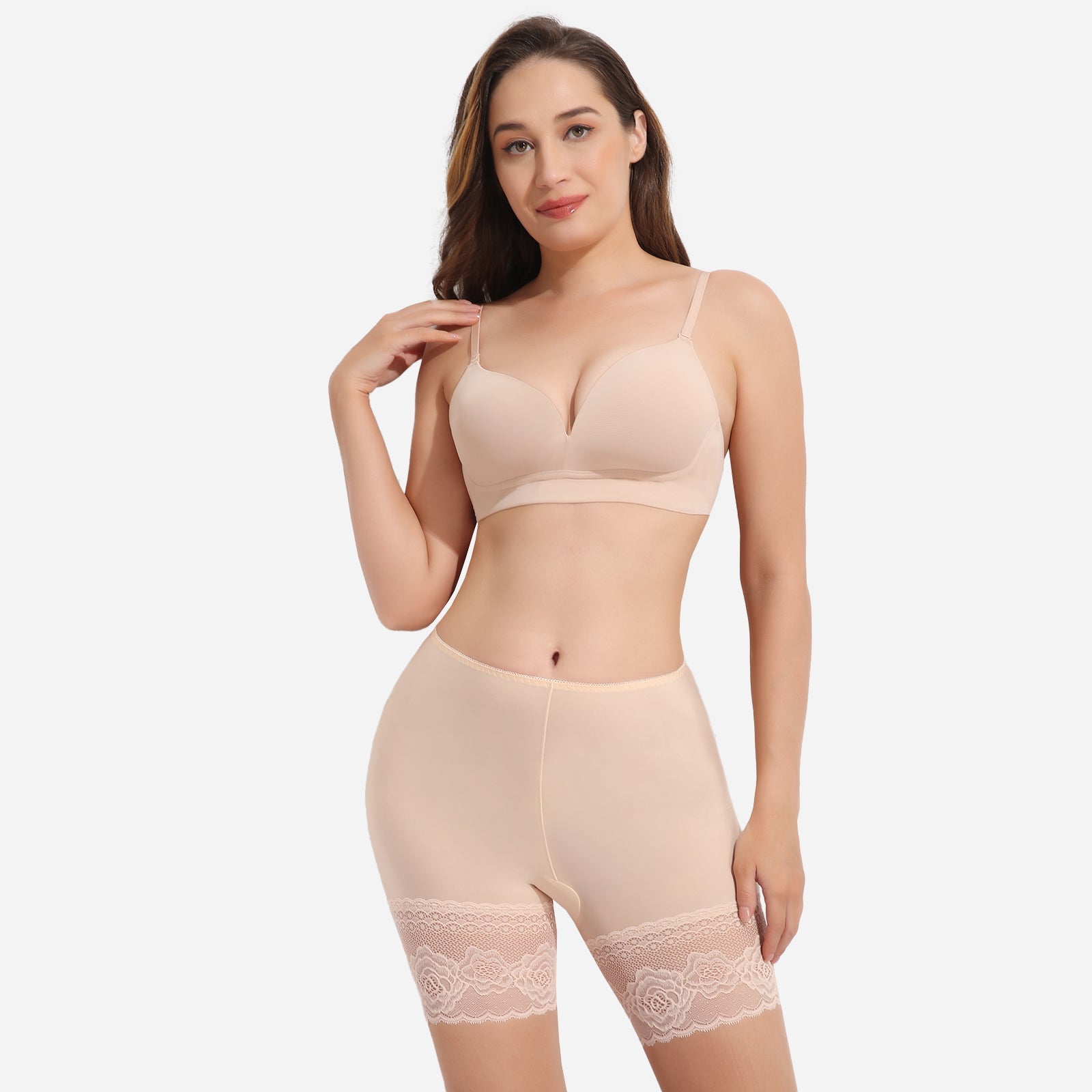 Formivelle Elastic Anti Chafing Lace Shorts