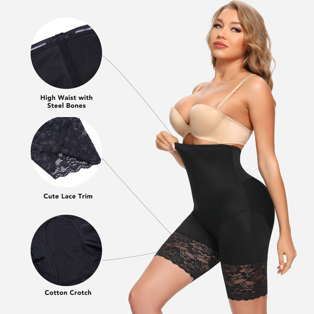 Formivelle Anti-Chafing Lace Thigh Slimmer