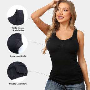 Formivelle Smooth-Finishing Shapewear Tank With Padded Bra