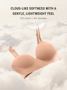 Formivelle Wireless Push-Up Seamless Comfort Full Coverage Bra