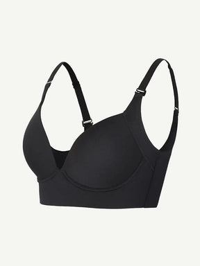 Formivelle Adjustable Deep Cut Wireless Push Up Shaper Bra