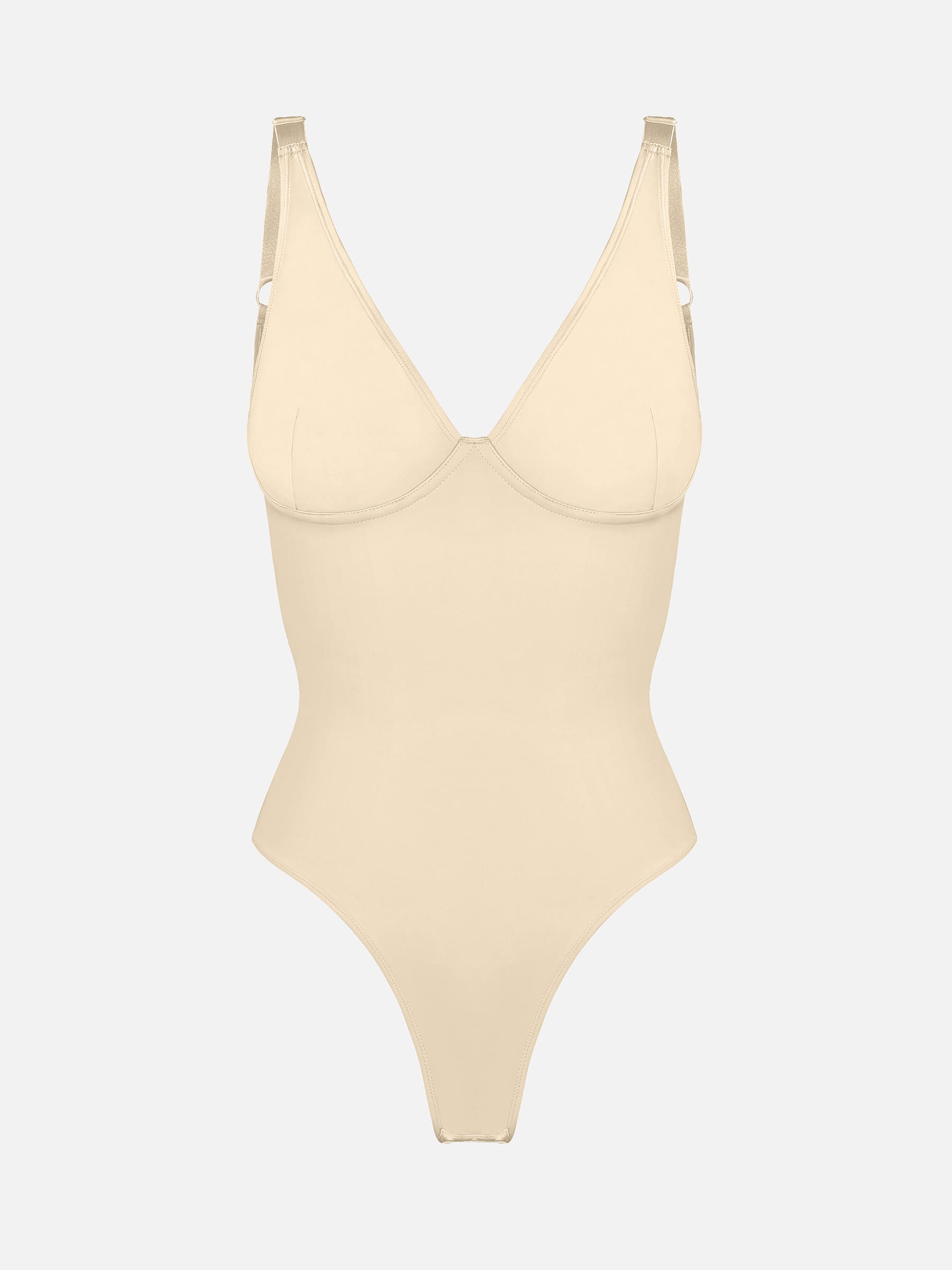 Formivelle V Neck Tummy Control Shaping Bodysuit