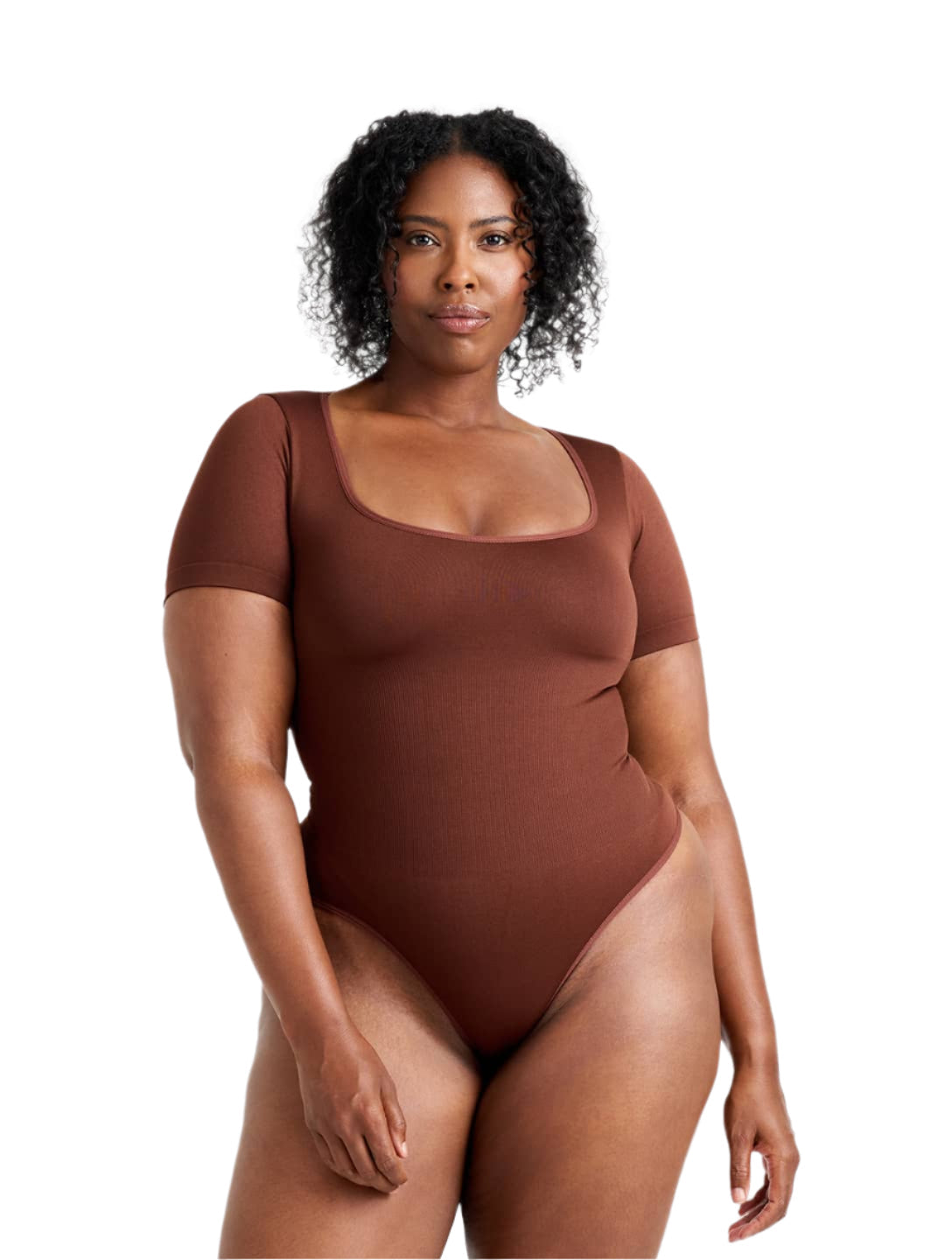 Formivelle Square Neck Thong Bodysuit