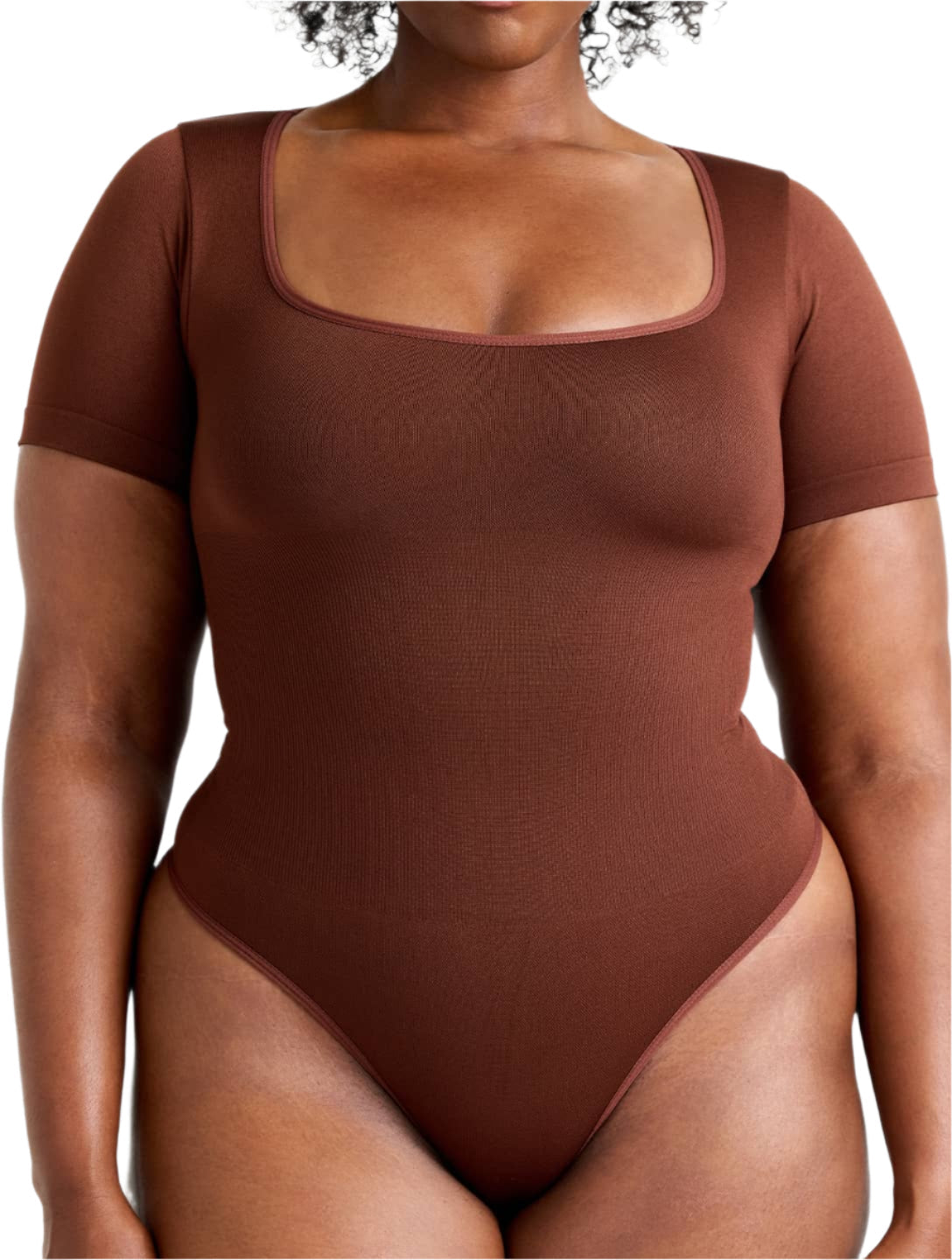 Formivelle Square Neck Thong Bodysuit