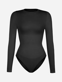 Formivelle Long Sleeves Seamless Ultra-Soft Crew Neck Bodysuit