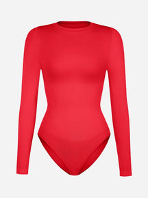 Formivelle Long Sleeves Seamless Ultra-Soft Crew Neck Bodysuit