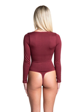 Formivelle Long Sleeve Thong Bodysuit