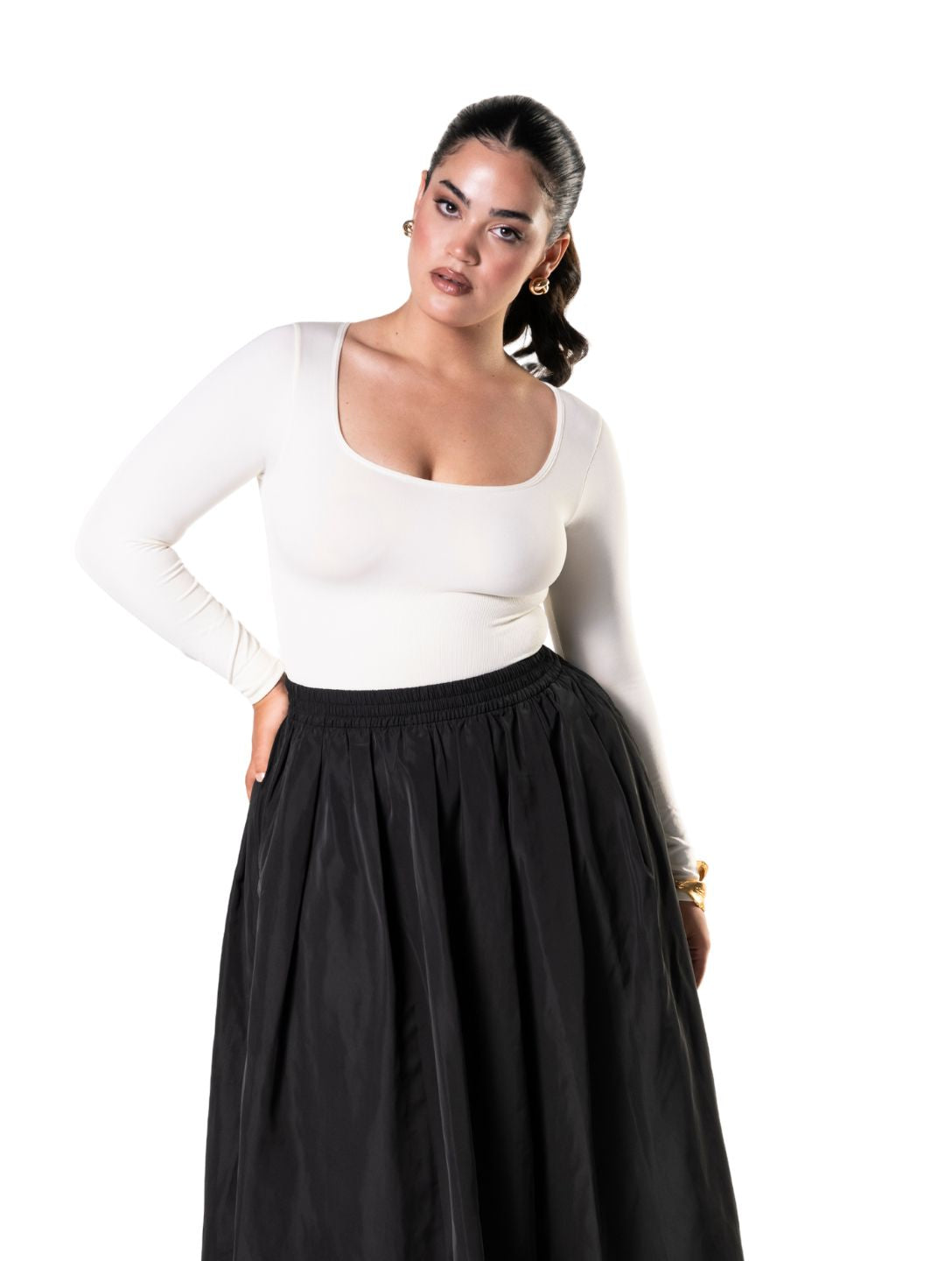 Formivelle Long Sleeve Thong Bodysuit