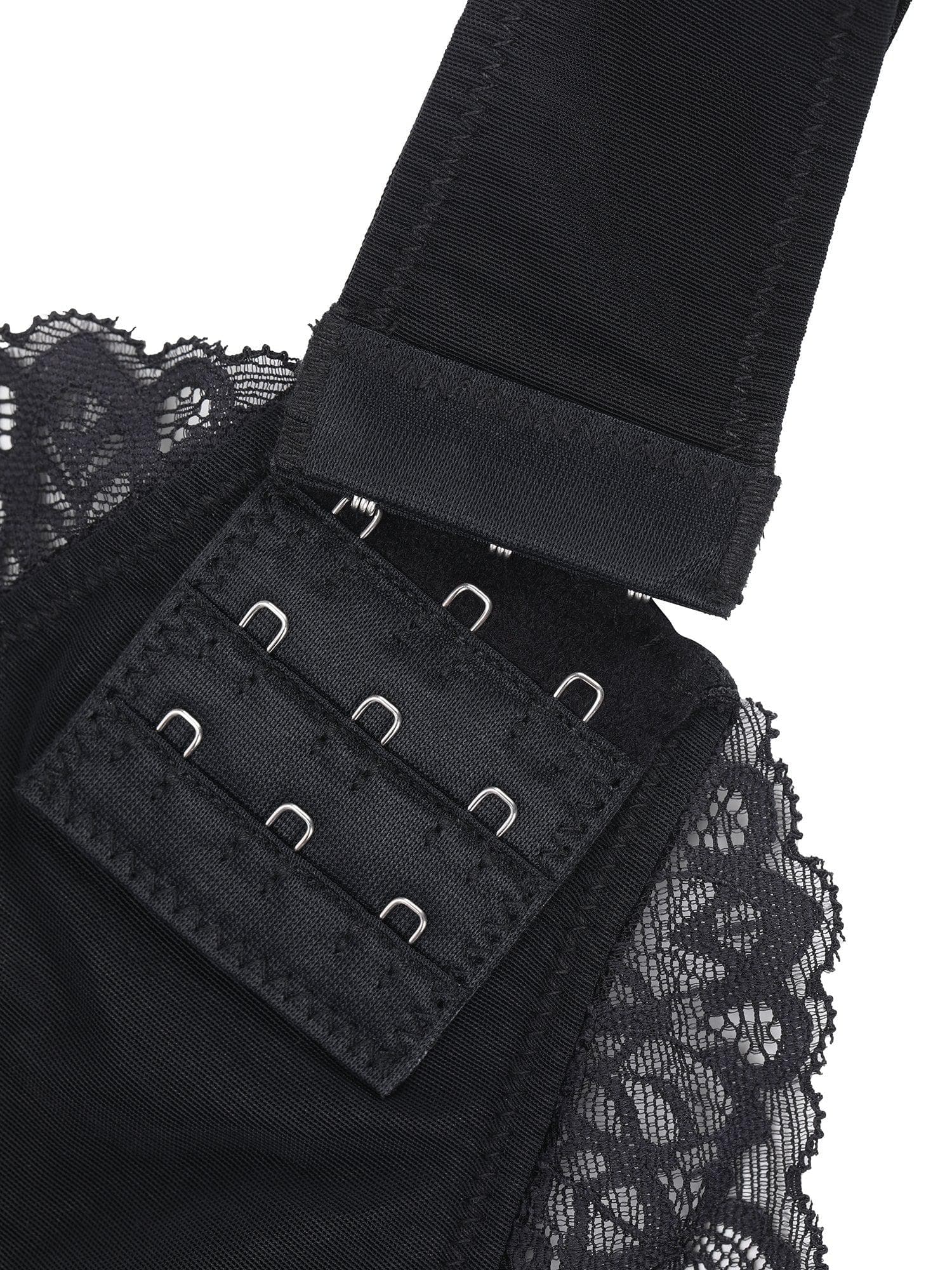 Formivelle Deep V Lace Sculpting Thong Bodysuit